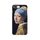 Art Baseのフェルメール / 真珠の耳飾りの少女(The Girl with a Pearl Earring 1665) 스마트폰 케이스