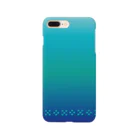 ハロー! オキナワの空と海の青　ミンサー　[Hello!Okinawa] Smartphone Case