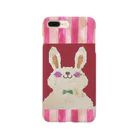 yuuzukuyoのマテうさぎ🐇の iPhoneケース Smartphone Case