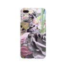 たんたんたんのblack flower Smartphone Case