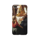 Art Baseのマリアとマルタの家のキリスト / フェルメール(Christ in the House of Martha and Mary 1654) Smartphone Case