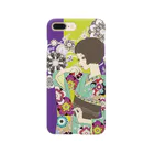 鱗粉館 suzuri別館の花の流れ Smartphone Case