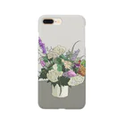 yukikopterの初夏のお花 輪郭あり Smartphone Case