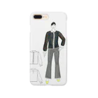 Makoto／真珡のレトロ孔雀ブラウス Smartphone Case