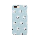 一羽のすずめのDove on the Sheep [blue] Smartphone Case