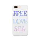 ますみのFREE LOVE SEA スマホケース