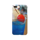 masaya_creamsodaの青いクリームソーダ  Smartphone Case