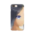 ProfessorBlankのBlueHairGirl Smartphone Case