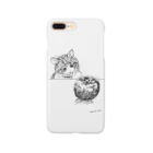 イノリシ　シンの猫とりんご Smartphone Case