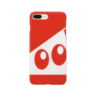 gemgemshopのスリスリくん　赤ボックスロゴ Smartphone Case