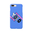 moo9(ﾓｰﾅｲ)のYOLO blue Smartphone Case