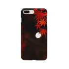 ここっとのボケた月と紅葉 Smartphone Case