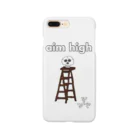 GOD TV MEAT OIL'S brand SUZURI内空中店舗のaim  high『スカル×脚立』 Smartphone Case