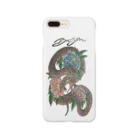 Takezo(busin)のTATOO画(牡丹と蛇) Smartphone Case