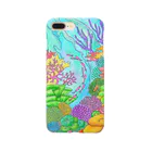 トモカワ ヒロサキ デザインショップのサンゴと魚の楽園-1 Smartphone Case