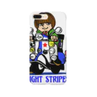 キクヤの NIGHT STRIPES　ブルー Smartphone Case