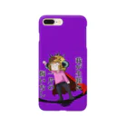 sen_chaのせんままスマホケース(紫) Smartphone Case