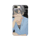 もるの理系メガネ男子（数学）の缶バッジ Smartphone Case