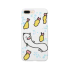 ダイナマイト87ねこ大商会のエビフライの雨をひらりと避けるねこです Smartphone Case