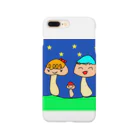 raraのゆるかわTシャツ屋さんのきのこファミリー Smartphone Case