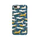 123izmののびのび猫（紺） Smartphone Case