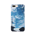 湘南の風景　 Seaside landscape at Shonan area in japanの電線のある風景 Smartphone Case