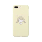 もくもく島のおさげの女の子のスマホケース Smartphone Case