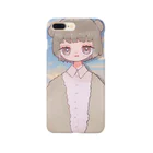 坂味噌のお団子頭女のスマホケースやんね Smartphone Case