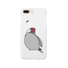 猛禽族の羽が気になる文鳥 Smartphone Case