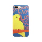 老舗 陽介屋のインコT 油彩 Smartphone Case