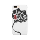 CHARACTERのシンプルに薔薇。ロゴなし。 Smartphone Case