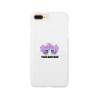 すいすい動物のFACE MAN GODちゃん(Purple) スマホケース