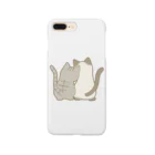 かわいいもののおみせ　いそぎんちゃくの仲良し猫の背中　鯖トラ&ポインテッド Smartphone Case