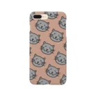 如月の猫パターン Smartphone Case