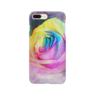 NKMuの薔薇(虹色) Smartphone Case