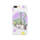 koko chamo*のflower&cat R Smartphone Case