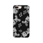 💜Salon de Lucia💜のPeek-a-boo CROSS Teddy Monochrome Random Smartphone Case