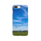 旅先pics📸の河原のグライダー Smartphone Case