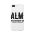 SANKAKU DESIGN STOREのAsian Lives Matter。 黒 スマホケース