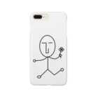 NATSUKO-SHOPのthe face ルンルン (顔) Smartphone Case