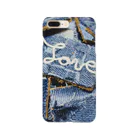 en_madeのデニムメッセージ　LOVE Smartphone Case