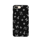 Hachun's closetのiphoneケース　総柄ブラック Smartphone Case