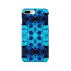  1st Shunzo's boutique のSpices Invader cyan スマホケース