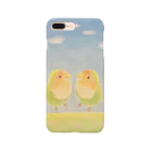 happy pastel yuyuの仲良しコザクラインコ Smartphone Case