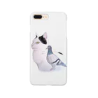 佐久間薫の猫とハト Smartphone Case