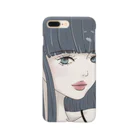 m i n a n oの黒髪ロングの女の子と桜 Smartphone Case