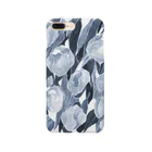 NAKAZAWA Kaedeのチューリップ_navy blue Smartphone Case