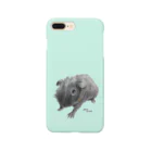 aNone sOnoneのスキニーギニアピッグ　瓶覗　green Smartphone Case