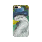 スゴク　オカモトの帽子をかぶった鳥 Smartphone Case