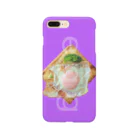 mk-paletのegg toast (violet) Smartphone Case